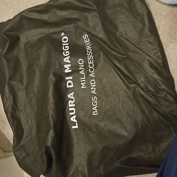 Rose gold leather bag, Made in Italy - Picture 3 of 8